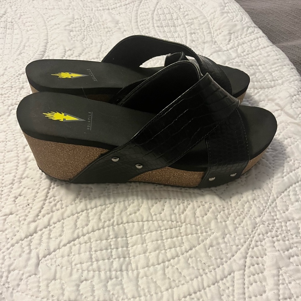 Volatile Wedge Sandals